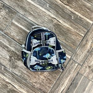 Mini pottery barn space themed backpack